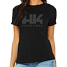 Women's HK Logo Tee, Black