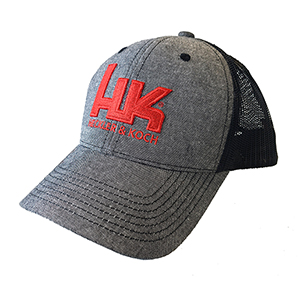 HK Grey/Black Mesh Hat 