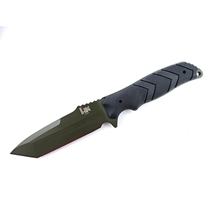 OD Green HK Fray Fixed Blade Tanto with Black grip 