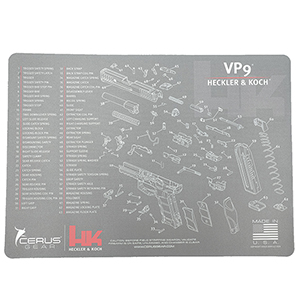 HK VP9 Exploded Diagram Counter Mat