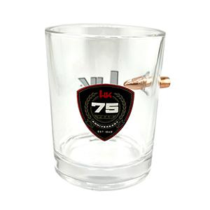 75th Bullet Whiskey Glass