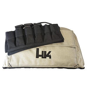 HK Large Pistol Bag With 6 Magazine Pouch, Tan