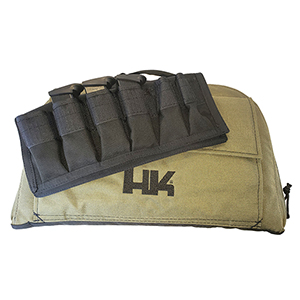 HK Large Pistol Bag With 6 Magazine Pouch, OD Green