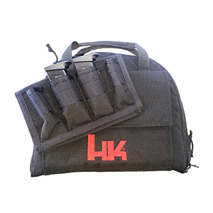HK Medium Pistol Bag With 4 Magazine Pouch, BLK