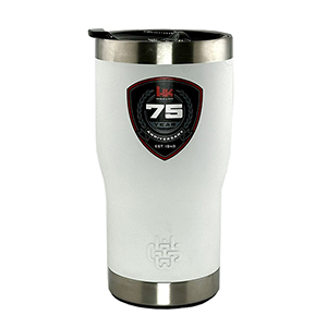 75th Anniversary WYLD Tumbler,  White, 20oz