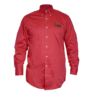 HK Button Down, Red